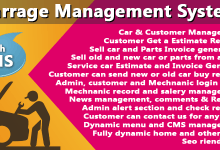 Photo of [Download-S1] Garage or Workshop Management System With CMS