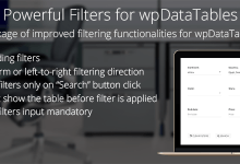 Photo of [Download-S1] Powerful Filters for wpDataTables v1.0 - Cascade Filter for WordPress Tables