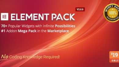 Photo of [Download-S1] Element Pack v2.0.0 - Addon for Elementor Page Builder