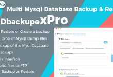 Photo of [Download-S1] Professional Mysql Database Backup & Restore Script - DbackupeX Pro