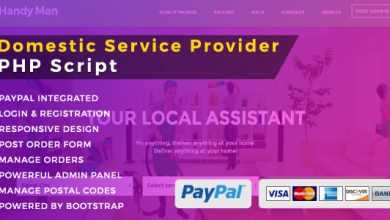 Photo of [Download-S1] Handyman v4.0 - Domestic Service PHP Script