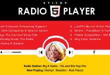 Photo of [Download-S1] Sticky Radio Player v1.4.1 - Full Width Shoutcast and Icecast HTML5 Player
