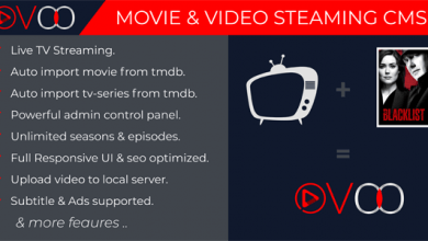 Photo of [Download-S1] OVOO v2.5.5 - Movie & Video Streaming CMS with Unlimited TV-Series - nulled