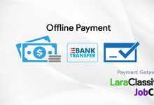 Photo of [Download-S1] Offline Payment Plugin for LaraClassified and JobClass v1.4