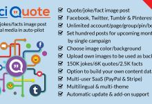 Photo of [Download-S1] SociQuote v1.1 - Quotes/Jokes/Facts Image Post in Auto-Pilot