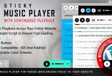 Photo of [Download-S1] Sticky HTML5 Music Player v2.5.1 - WordPress Plugin
