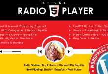 Photo of [Download-S1] Sticky Radio Player WordPress Plugin v1.5.0.1