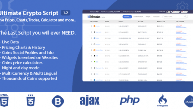 Photo of [Download-S1] Ultimate Crypto Script 1.2 - Live Prices, Charts, Trades, Calculator and more