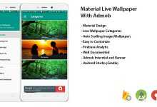 Photo of [Download-S1] Material Live Wallpaper With Admob and Admin Panel