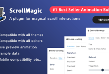 Photo of [Download-S1] Scroll Magic v3.6.2 - Scrolling Animation Builder Plugin