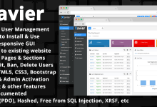Photo of [Download-S1] Xavier v3.1.5 - PHP Login Script & User Management Admin Panel