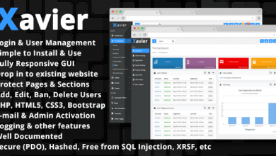 Photo of [Download-S1] Xavier v3.1.5 - PHP Login Script & User Management Admin Panel