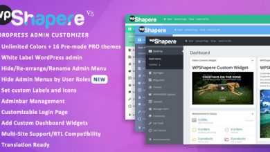 Photo of [Download-S1] WPShapere v5.0.5 - Wordpress Admin Theme