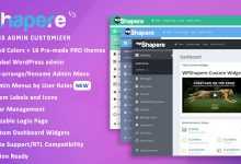 Photo of [Download-S1] WPShapere v5.0.6 - Wordpress Admin Theme
