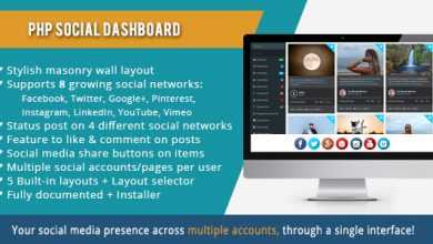 Photo of [Download-S1] PHP Social Dashboard v1.5.5