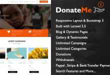Photo of [Download-S1] DonateMe v1.1 - Crowdfunding Laravel Script