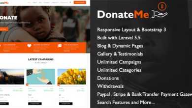 Photo of [Download-S1] DonateMe v1.1 - Crowdfunding Laravel Script