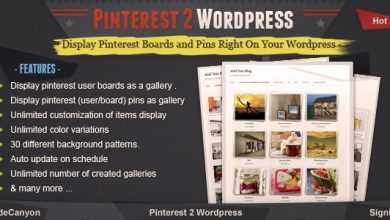 Photo of [Download-S1] Pinterest to WordPress Plugin v1.1.0