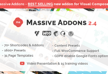 Photo of [Download-S1] Massive Addons for WPBakery Page Builder v2.4.6