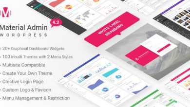Photo of [Download-S1] Material v4.2 - White Label WordPress Admin Theme