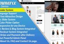Photo of [Download-S1] eCommerce Genius v1.1 - Complete Multi Vendor eCommerce Business Management System