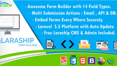 Photo of [Download-S1] Laraship Form Builder - Drag & Drop Laravel Form Builder With CMS & Admin