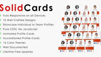 Photo of [Download-S1] SolidCards - CSS3 Responsive Profile Cards