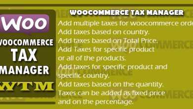 Photo of [Download-S1] Woocommerce Tax Manager v1.1 - WTM