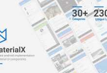 Photo of [Download-S1] MaterialX v2.1 - Android Material Design UI Components
