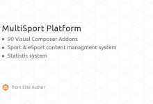 Photo of [Download-S1] MSP v4.0.0 - MultiSport & eSport WordPress plugin