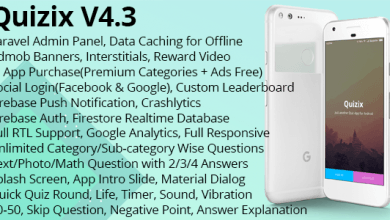 Photo of [Download-S1] Quizix v4.3 - Android Quiz App with AdMob, FCM Push Notification, Offline Data Caching