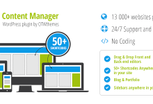 Photo of [Download-S1] Content Manager for WordPress v2.17