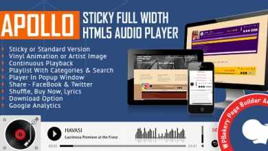 Photo of [Download-S1] Apollo v1.4 - Audio Player for WPBakery Page Builder