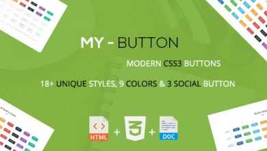 Photo of [Download-S1] Mybutton - A Modern CSS3 Buttons Collection