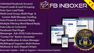 Photo of [Download-S1] FB Inboxer v5.1.3 - Master Facebook Messenger Marketing Software - nulled