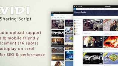 Photo of [Download-S1] Avidi Media 1.7 - Ultimate Video, Music, Image and Gif Sharing Script
