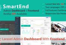Photo of [Download-S1] SmartEnd v4.4 - Laravel Admin Dashboard with Frontend and Restful API