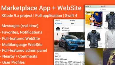 Photo of [Download-S1] Marketplace (iOS App and Website) v1.2 - Swift 4