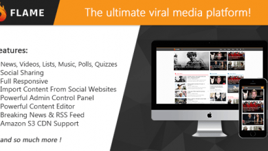 Photo of [Download-S1] Flame v1.3 - News, Viral Lists, Quizzes, Videos, Polls and Music - nulled