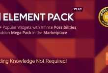 Photo of [Download-S1] Element Pack v2.6.2 - Addon for Elementor Page Builder