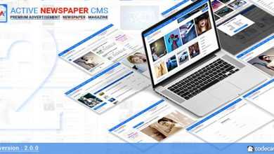 Photo of [Download-S1] Active Newspaper CMS v2.0.0 - nulled