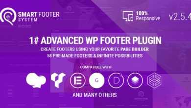 Photo of [Download-S1] Smart Footer System v2.5.4 - Footer Plugin for Wordpress