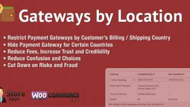 Photo of [Download-S1] WooCommerce Gateways by Location v1.3.1