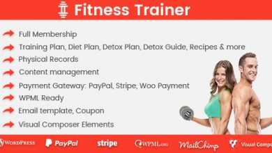 Photo of [Download-S1] Fitness Trainer v1.3.1 - Training Membership Plugin
