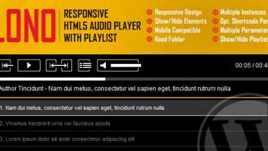 Photo of [Download-S1] Lono v1.0 - Responsive HTML5 Audio Player Plugin