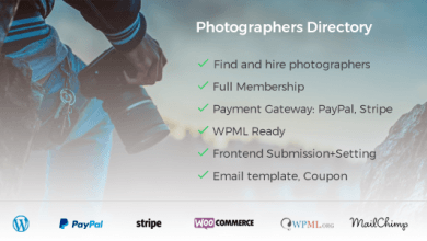 Photo of [Download-S1] Photographer Directory v1.0.5 - WordPress Plugin