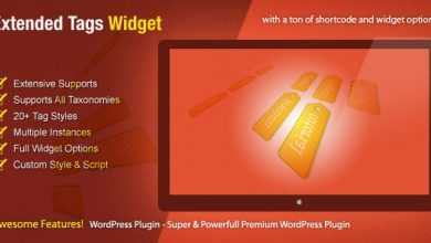 Photo of [Download-S1] Extended Tags Widget v1.2.6 - WordPress Premium Plugin