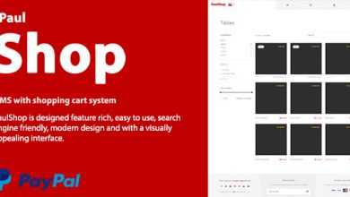 Photo of [Download-S1] PaulShop - CMS with shopping cart system