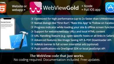 Photo of [Download-S1] WebViewGold for iOS v5.2 – WebView URL/HTML to iOS app + Push, URL Handling, APIs & much more!