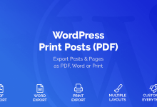 Photo of [Download-S1] WordPress Print Posts & Pages (PDF) v1.1.6